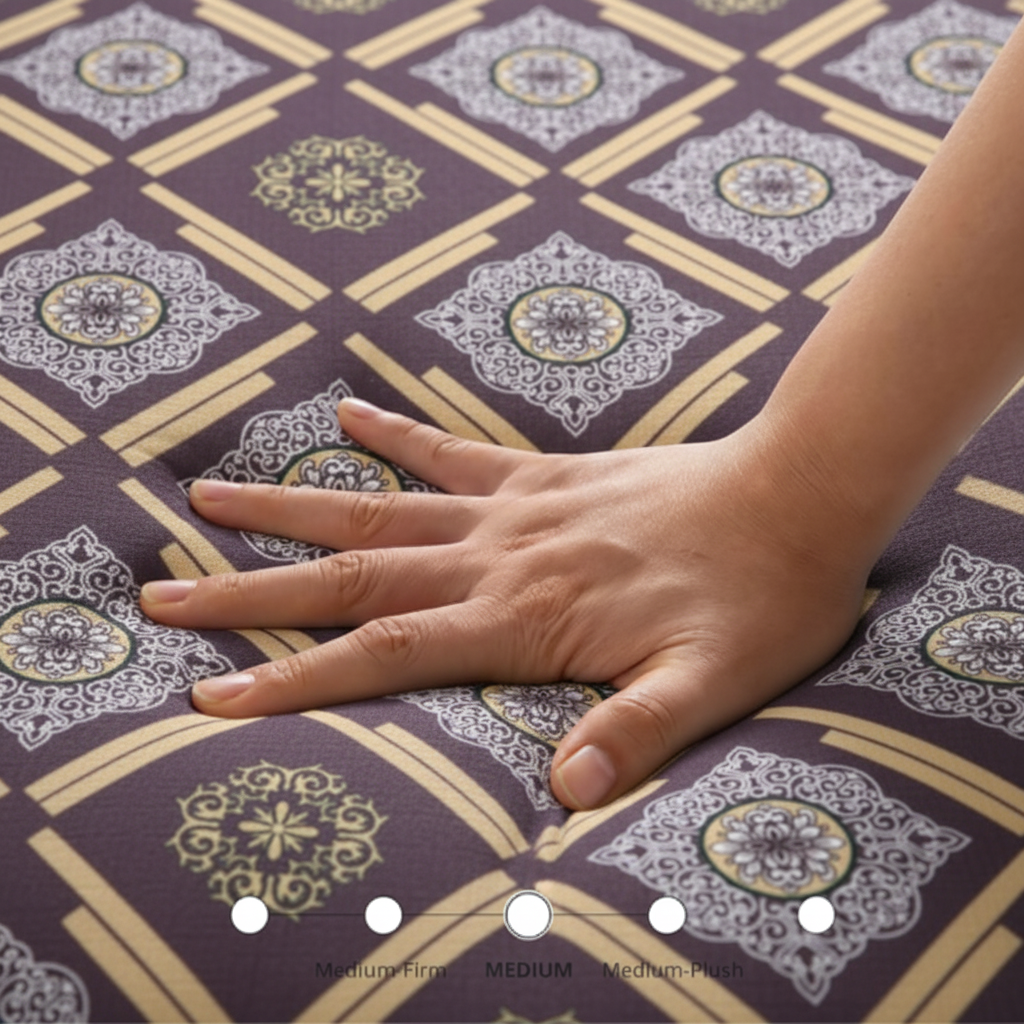 COLOFLY Three Fold HR Mattress with 5 Year Warranty | Foldable Sofa Cum Floor Mattress | 2 Inch & 3 Inch - Colofly