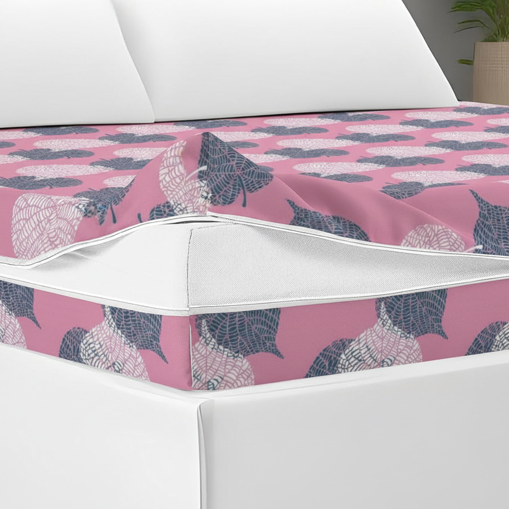 COLOFLY Single Size Zippered Cotton Breathable Mattress Cover 72x36x6