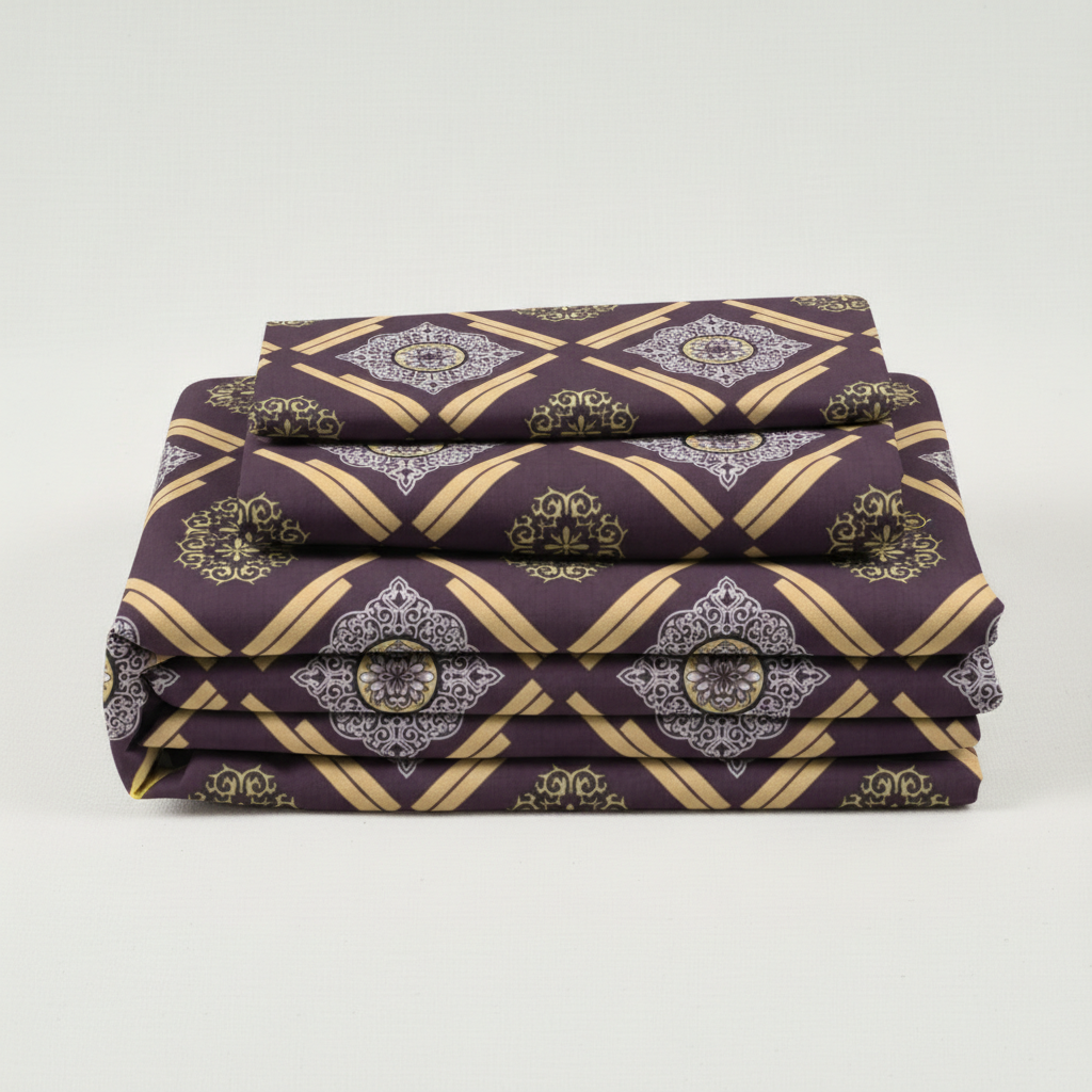 COLOFLY Printed Cotton Flat Bedsheet with 2 Pillow Covers (Single/Double) - Colofly