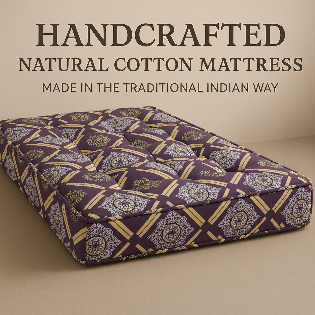 COLOFLY Natural Cotton Box Mattress (Single/Double) - Colofly