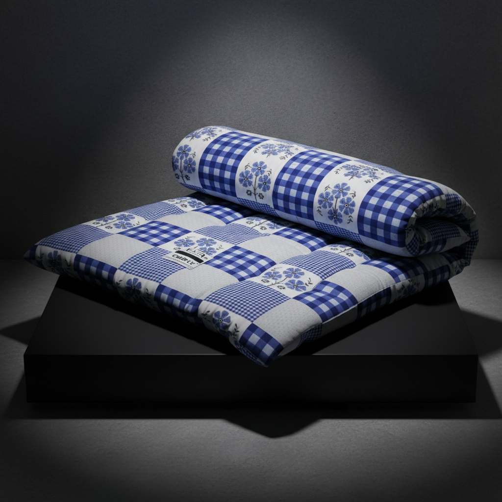 COLOFLY Flat Cotton Mattress (Soft Floor Gadda) - Colofly