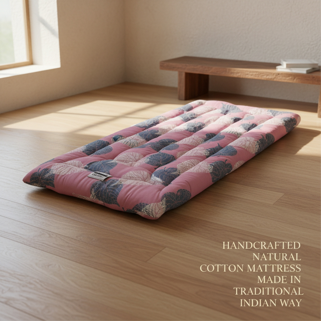 COLOFLY Flat Cotton Mattress (Soft Floor Gadda) - Colofly