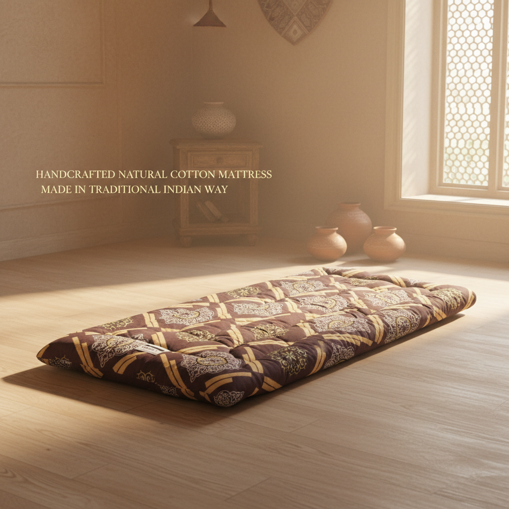 COLOFLY Flat Cotton Mattress (Soft Floor Gadda) - Colofly