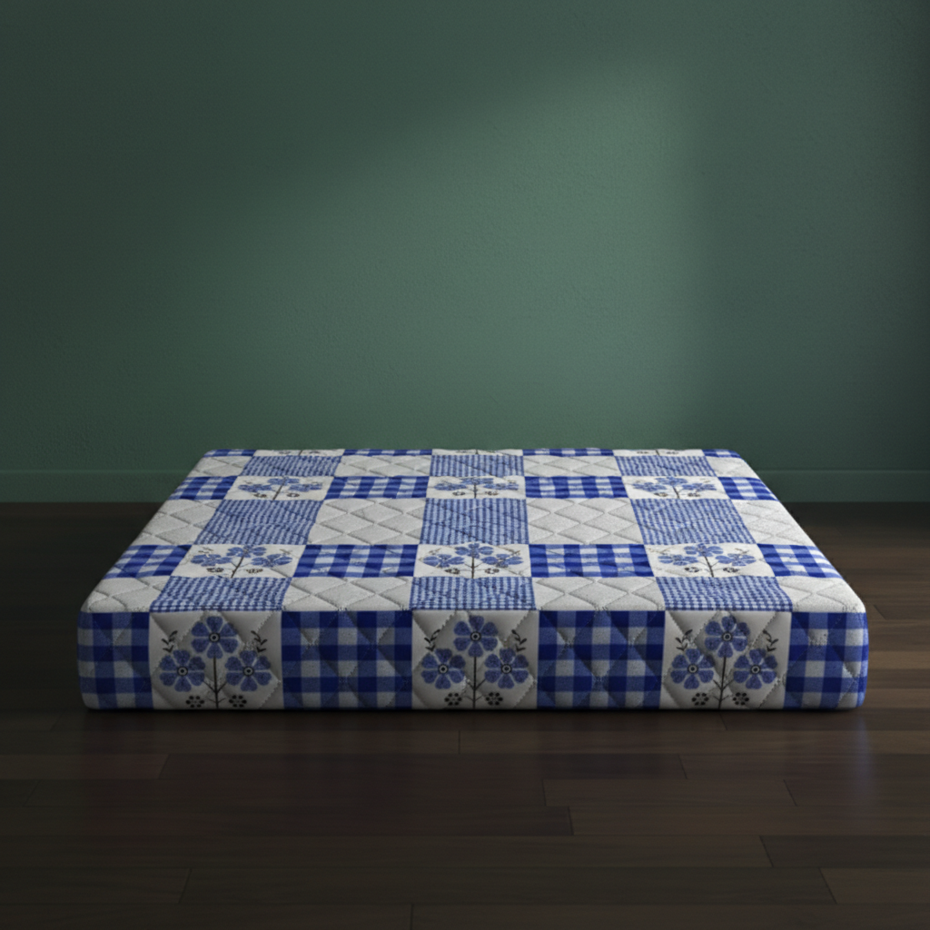 COLOFLY orthopaedic bonded and memory foam mattress in 4, 5, and 6 inch thickness, showcasing its soft and supportive layers.