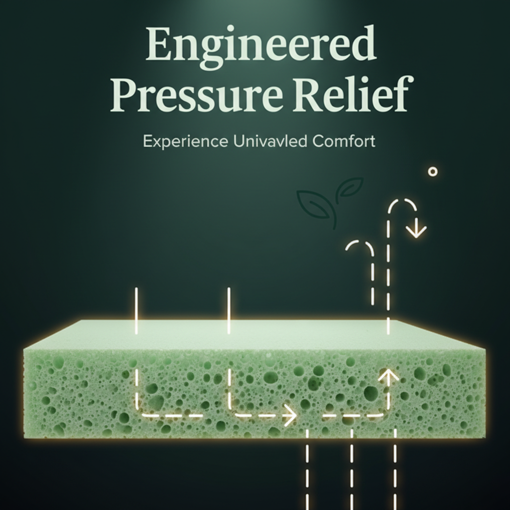 COLOFLY Three Fold HR Foam Mattress | 4 Inch, 5 Inch & 6 Inch - Colofly