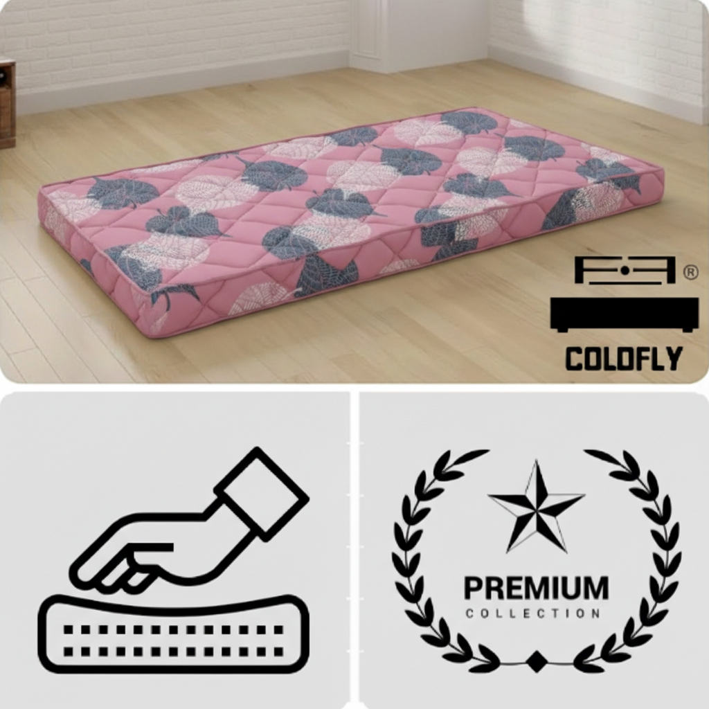 COLOFLY Three Fold HR Foam Mattress | 4 Inch, 5 Inch & 6 Inch - Colofly